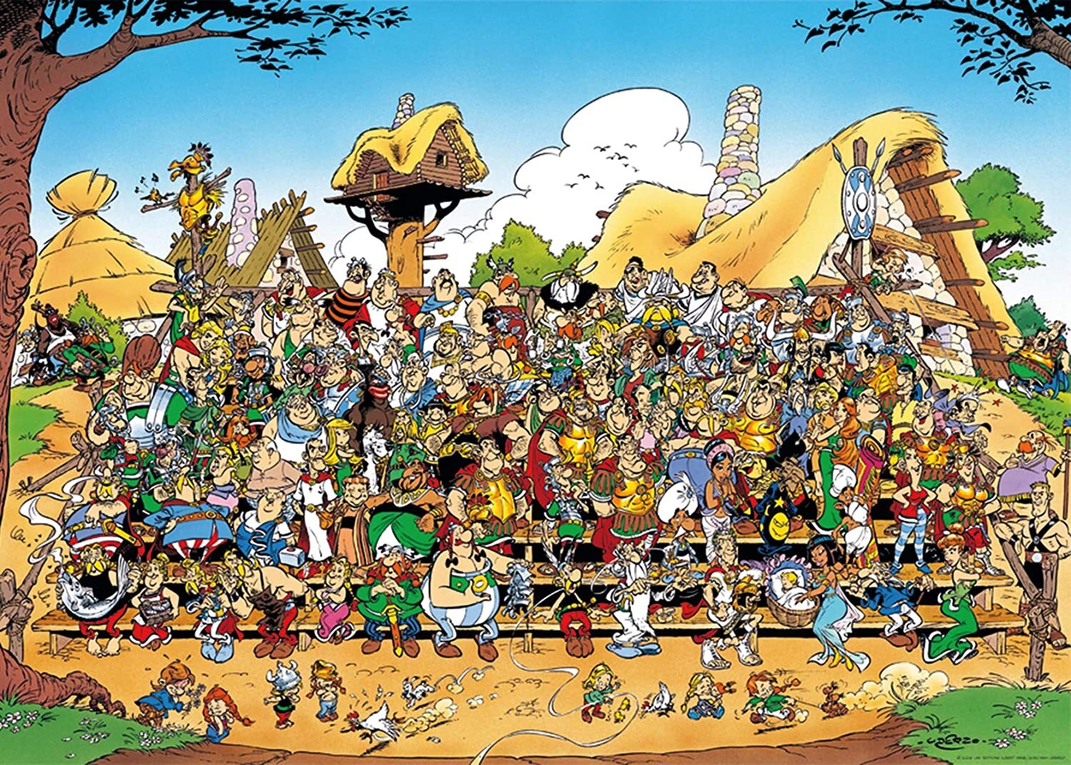 Asterix Family Photo 1000 Piece Puzzle