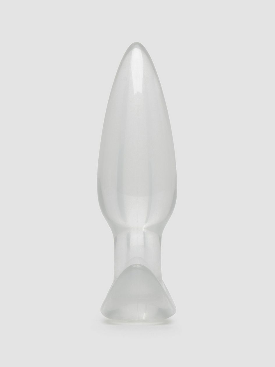 BASICS Clear T-Bar Butt Plug