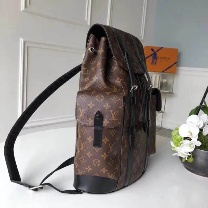 Louis Vuitton Christopher Pm M43735 Mono Brown