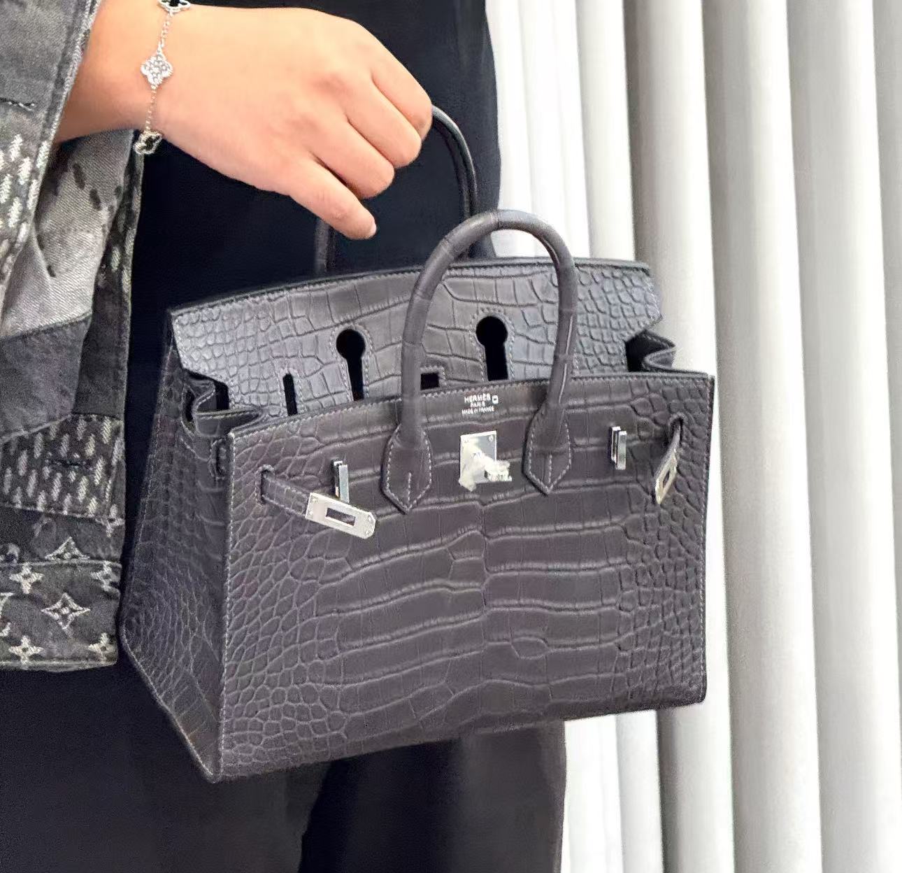 Hermès birkin 25-35 Gris grafito customization