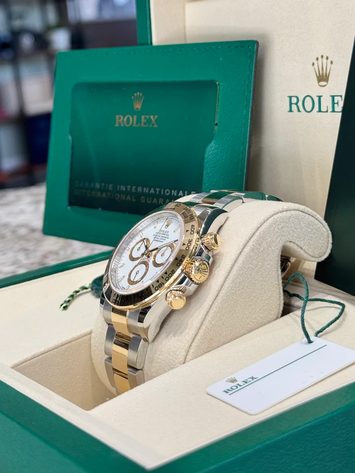 Rolex Daytona Steel & Gold White Dial 116503