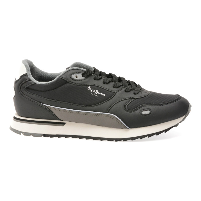 Pantofi sport PEPE JEANS negri, MS40007, din material textil