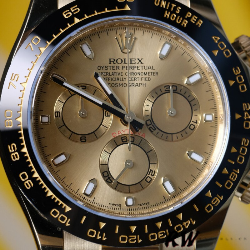 Rolex Cosmograph Daytona 116518 Champagne Dial Automatic 40mm Mens Replica Watch