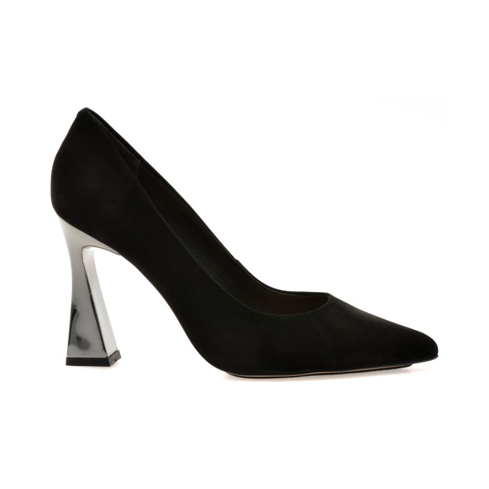 Pantofi eleganti EPICA negri, 9649835, din nabuc