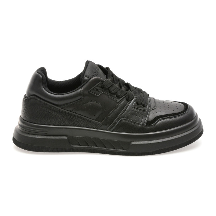 Pantofi sport GRYXX negri, 2987, din piele naturala