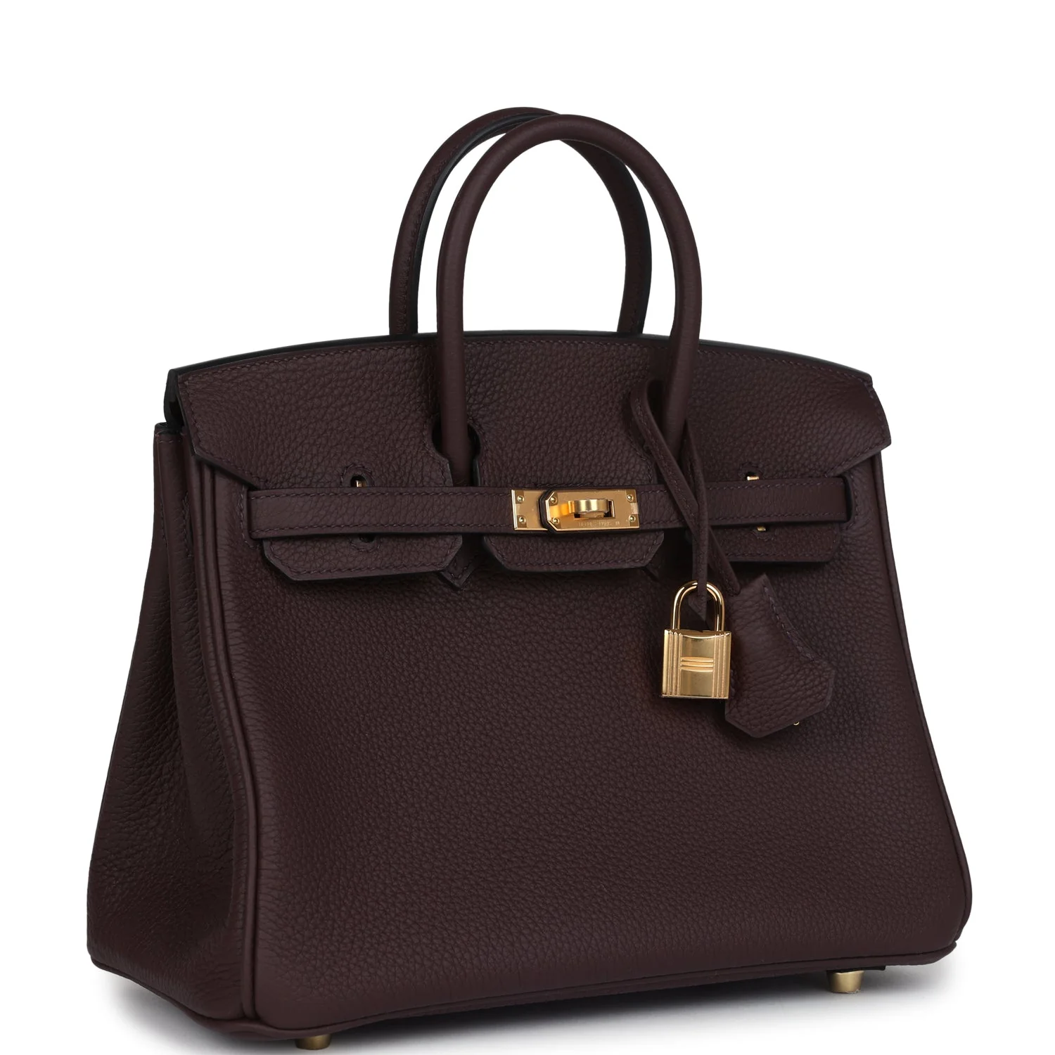 Hermes Birkin 25 Rouge Sellier Togo Gold Hardware