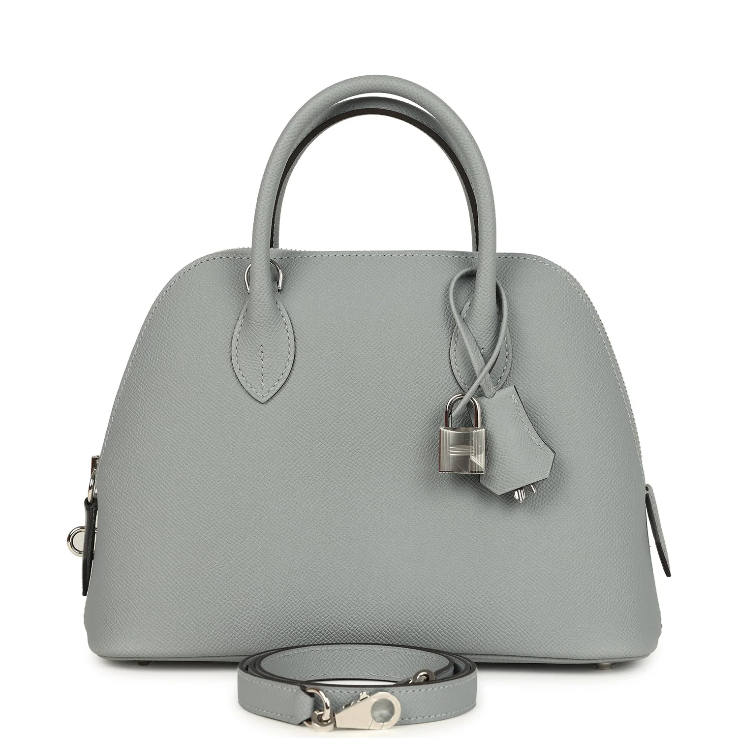 Hermes 1923 Bolide 25 Gris Pantin Epsom Palladium Hardware