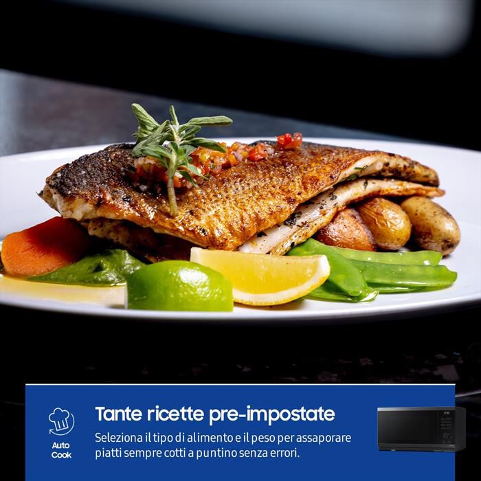 SAMSUNG - Forno microonde MG23DG4524CGE1-Nero