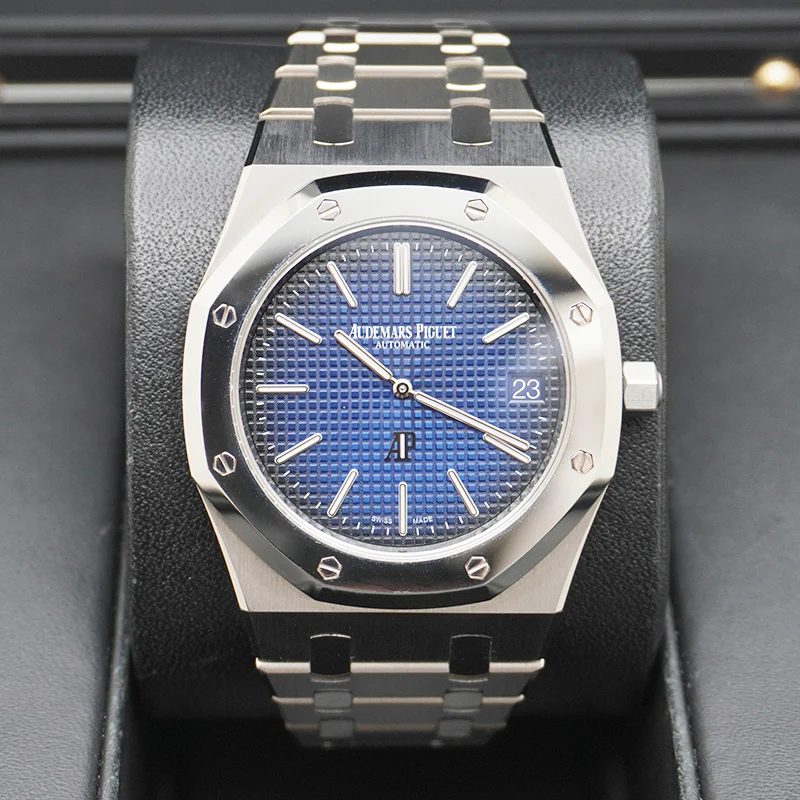 ROYAL OAK “JUMBO” Smoked Blue Dial 39mm