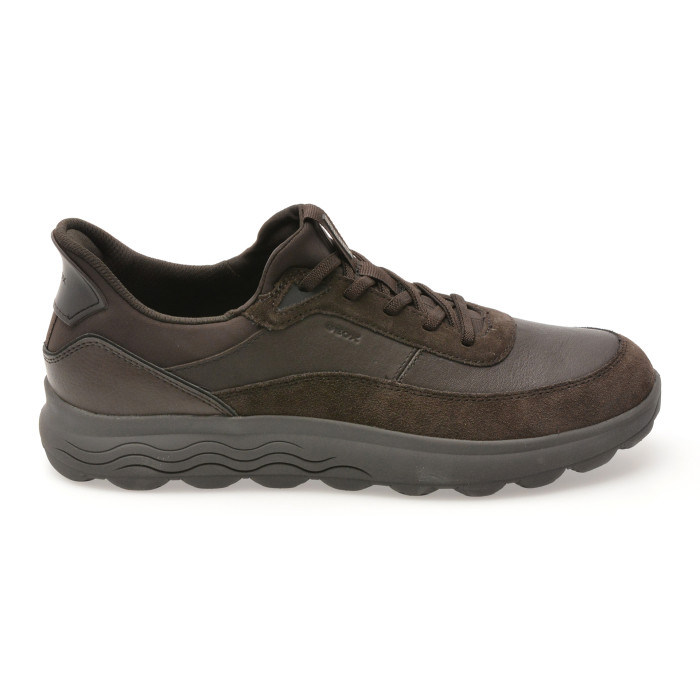 Pantofi sport GEOX maro, U56MPA, din piele naturala
