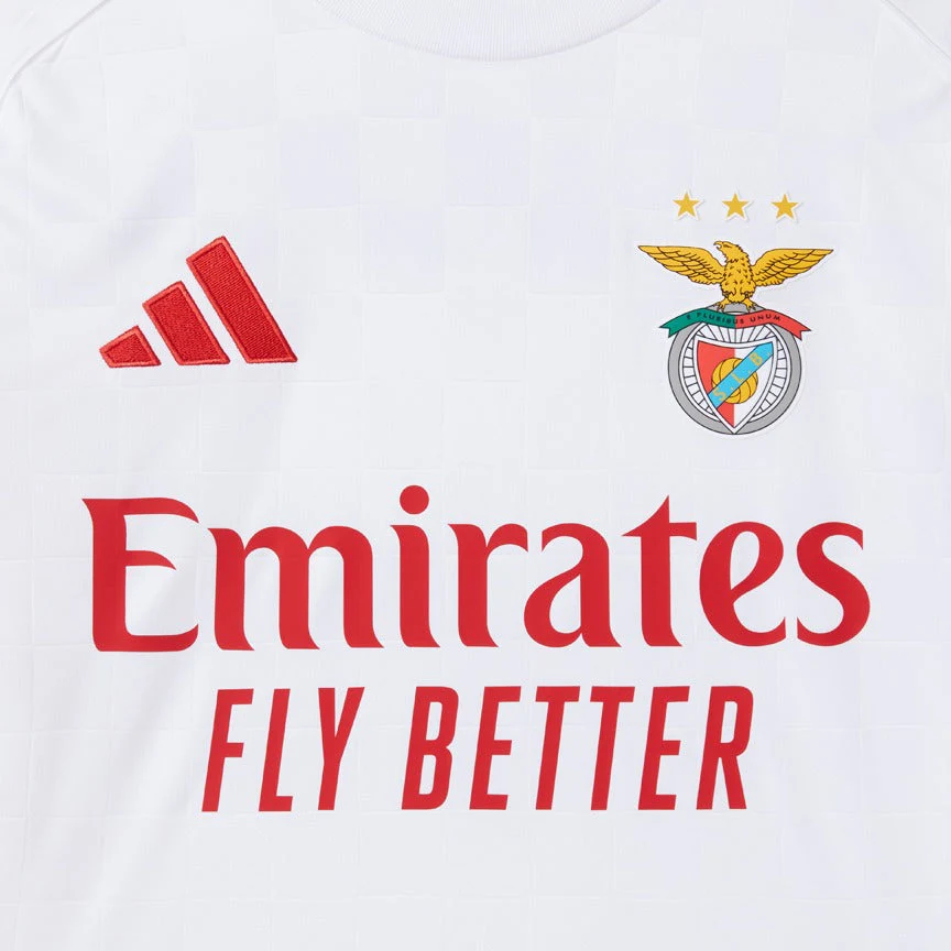 Camisola Benfica Alternativa Branca 2025/26 - ��LTIMAS UNIDADES! ????
