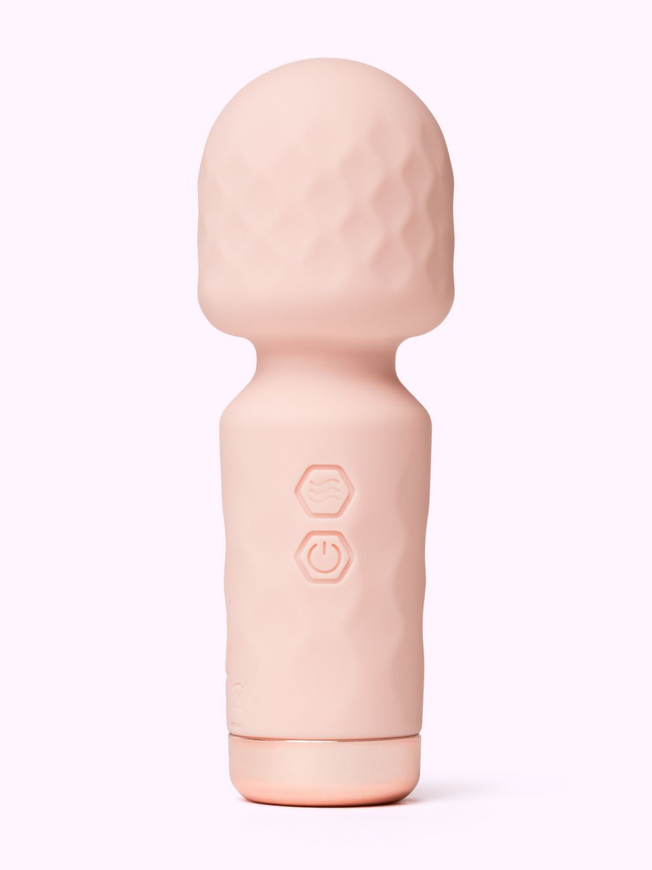 Lovehoney Mini Pink Silicone Wand Vibrator
