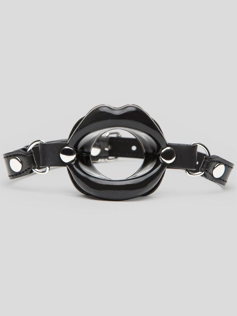 DOMINIX Deluxe Silicone Open Mouth Lip Gag 1.5-Inches Diameter