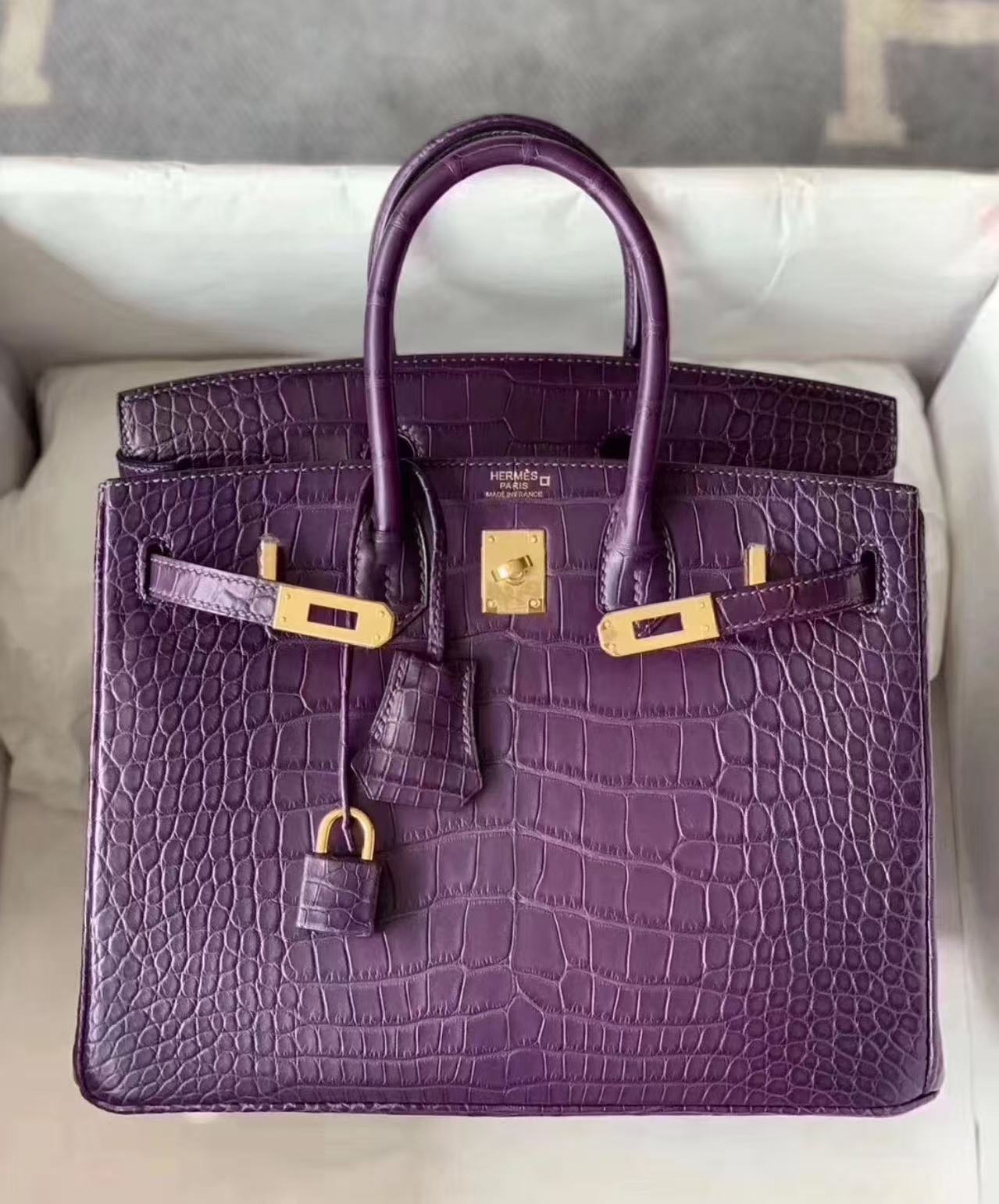 Birkin 25-35cm crocodile leather