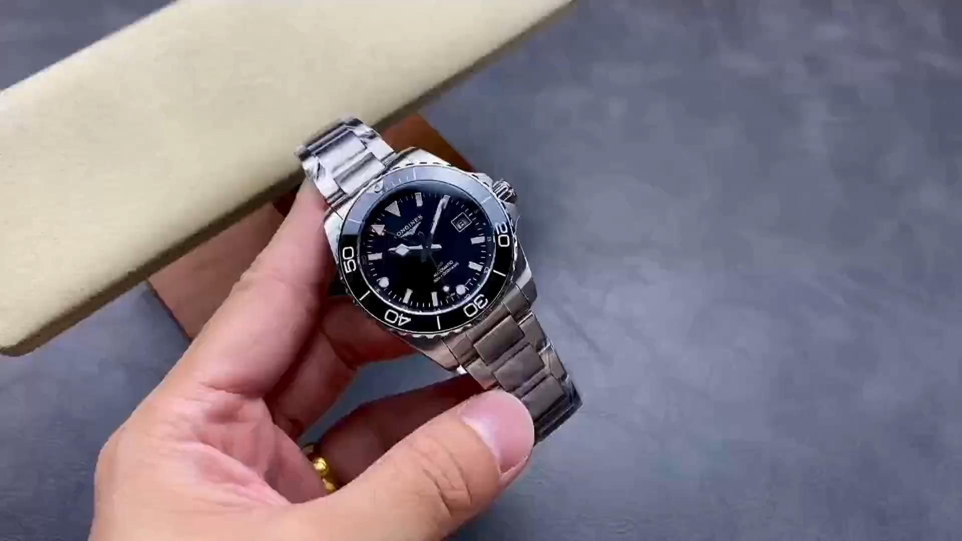 Longines HydroConquest GMT 41 Steel L3.790.4.56.6 Replica Ceramic Bezel
