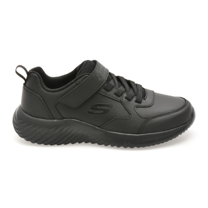 Pantofi sport SKECHERS negri, BOUNDER, din piele ecologica