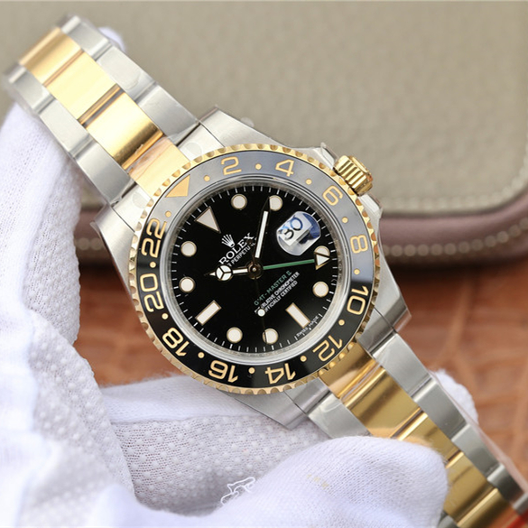 GMT-Master II Two Tone Black Dial 40mm