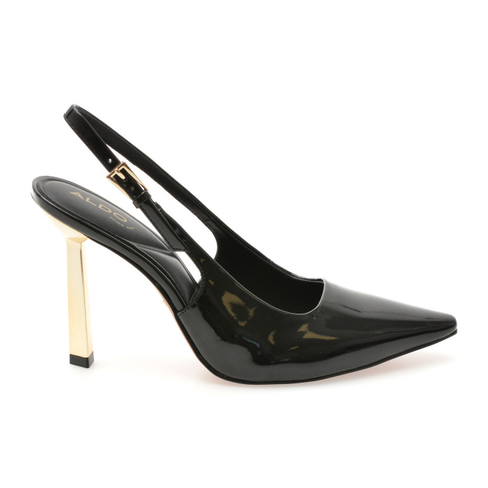 Pantofi eleganti ALDO negri, MARYSA 001, din piele ecologica lacuita