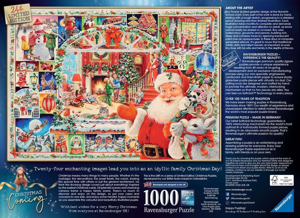 Christmas Is Coming Limited Edition 1000 Piece Puzzle