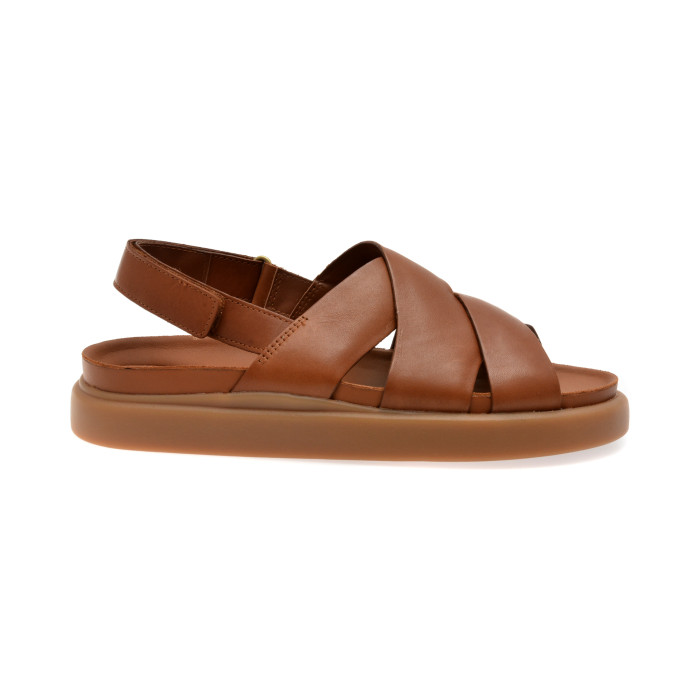 Sandale CLARKS maro, ARISTELLA SUN, din piele naturala