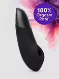 Womanizer Enhance Black Pleasure Air Clitoral Vibrator
