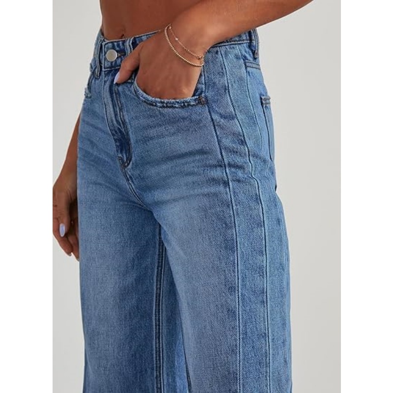 Women's High Waisted Wide Leg Jeans