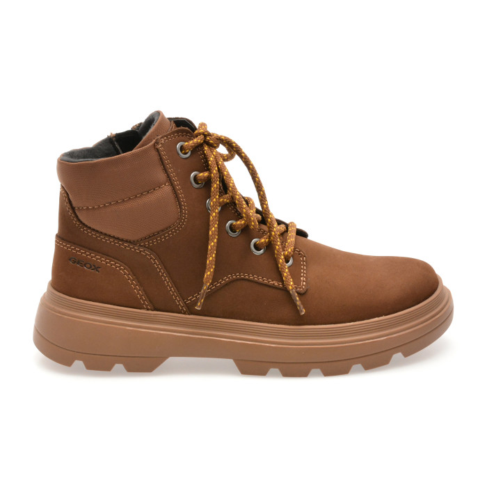 Ghete GEOX maro, J46M9A, din piele naturala