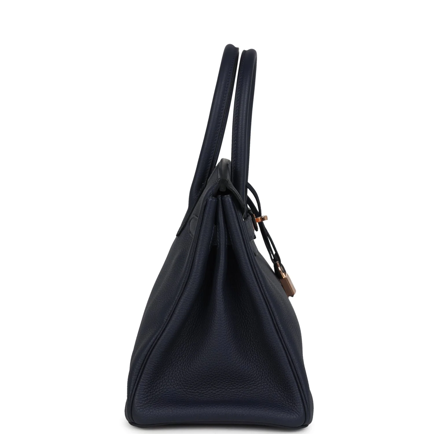 Hermes Birkin 30 Bleu Nuit Togo Rose Gold Hardware