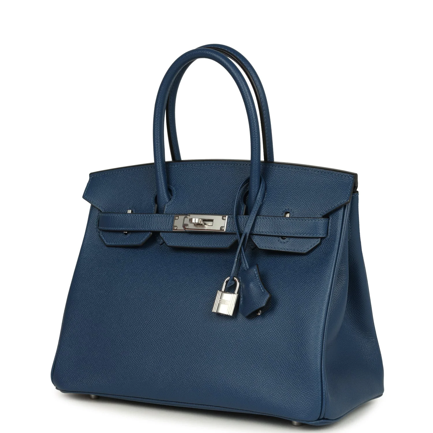 Hermes Birkin 30 Deep Bleu Epsom Palladium Hardware