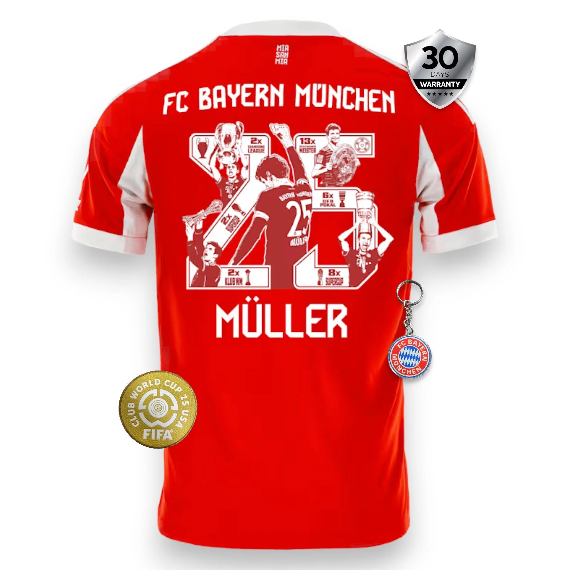 Bayern Munich Home Jersey 2025/26 - M��ller Special Edition