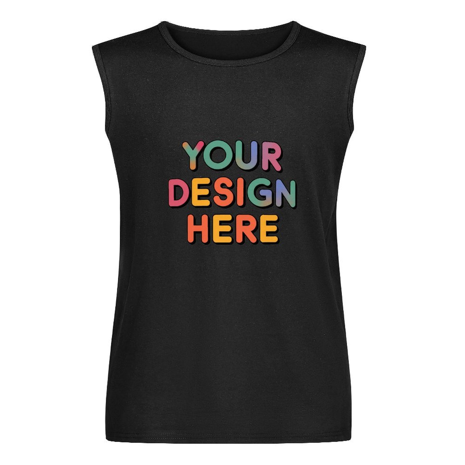 Personalized Custom Men’s Direct Printing Sleeveless Tee