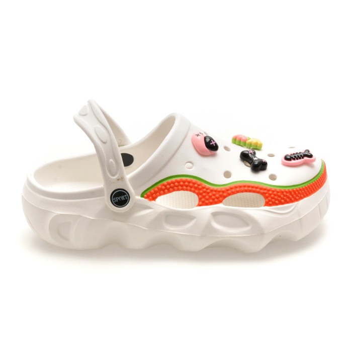 Papuci SELECTION KIDS albi, 3039, din pvc