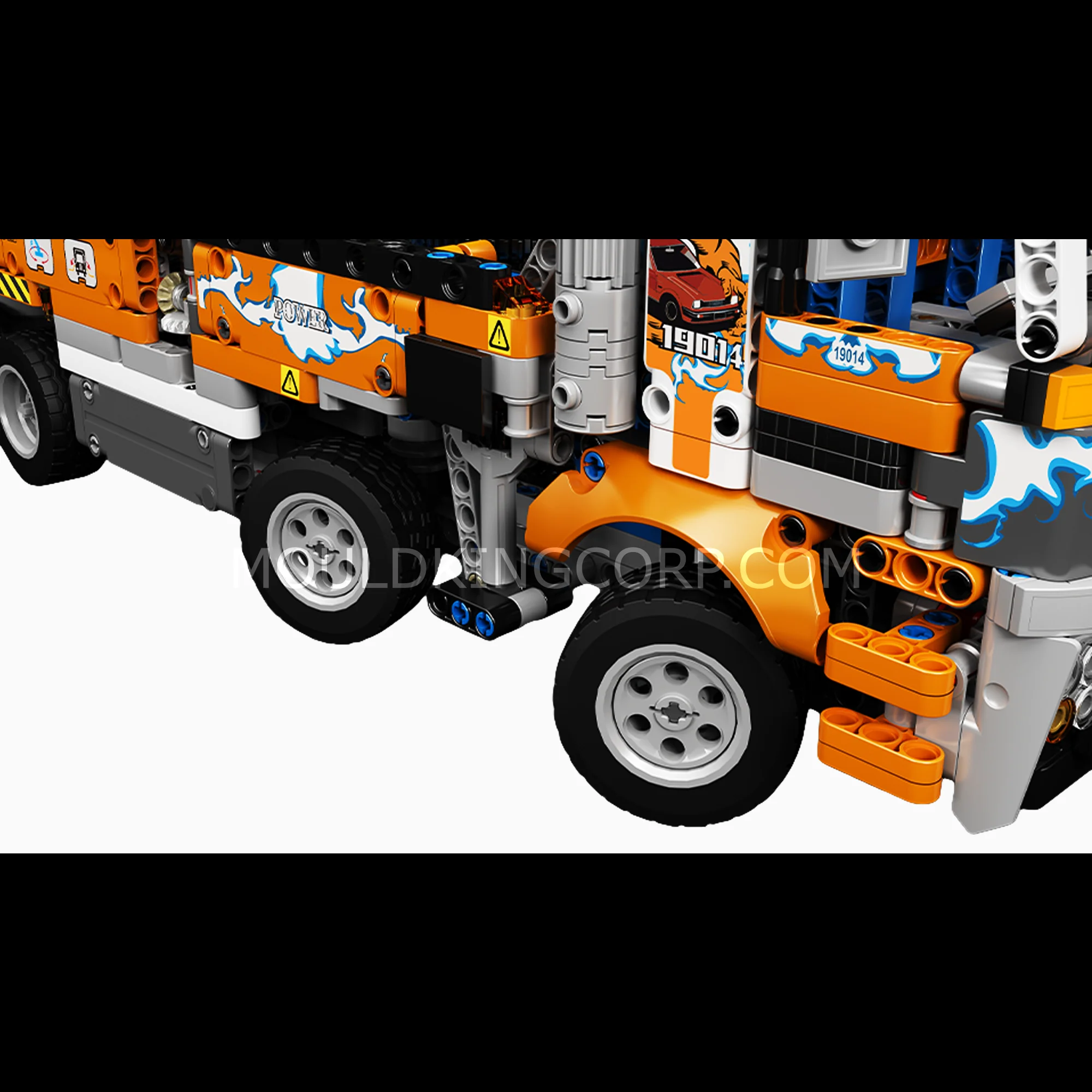 Mould King 19014 Pneumatic Concrete Pump Truck | 2,132 PCS