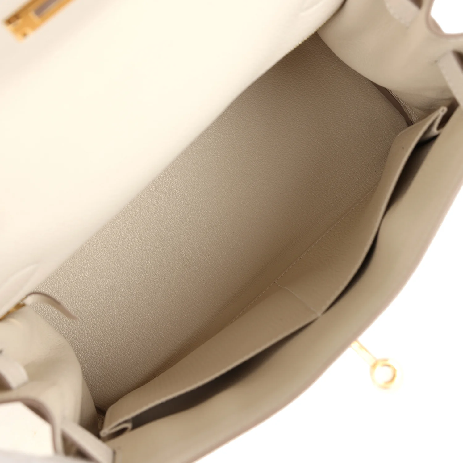 Hermes Kelly Retourne 28 Craie Togo Gold Hardware