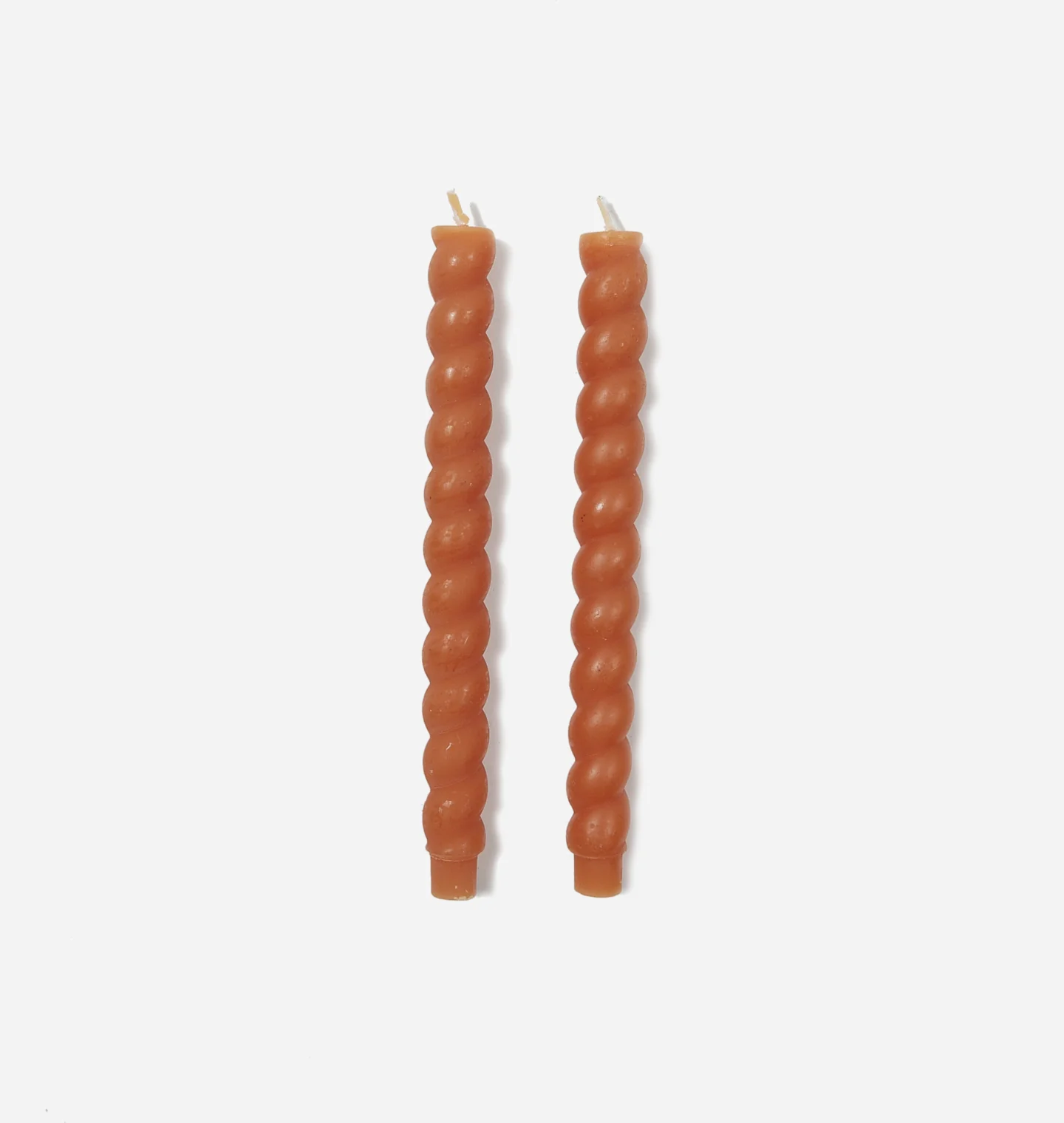 Braided Taper Candle S/2
