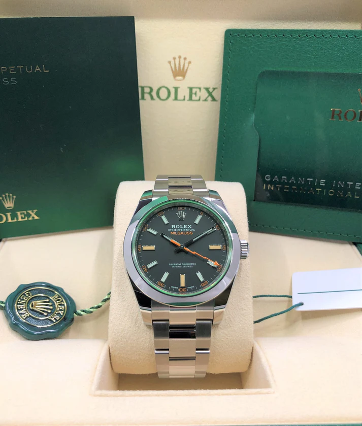 Rolex MILGAUSS Oyster, 40 mm, Oystersteel M116400GV