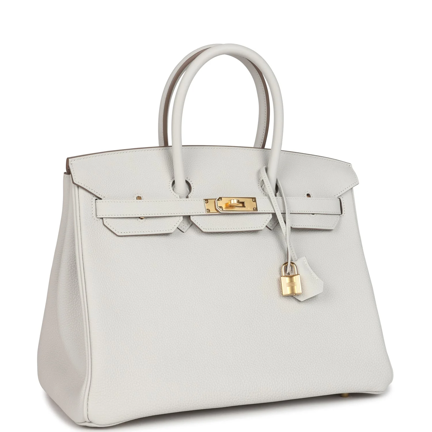 Hermes Birkin 35 Gris Pale Togo Gold Hardware