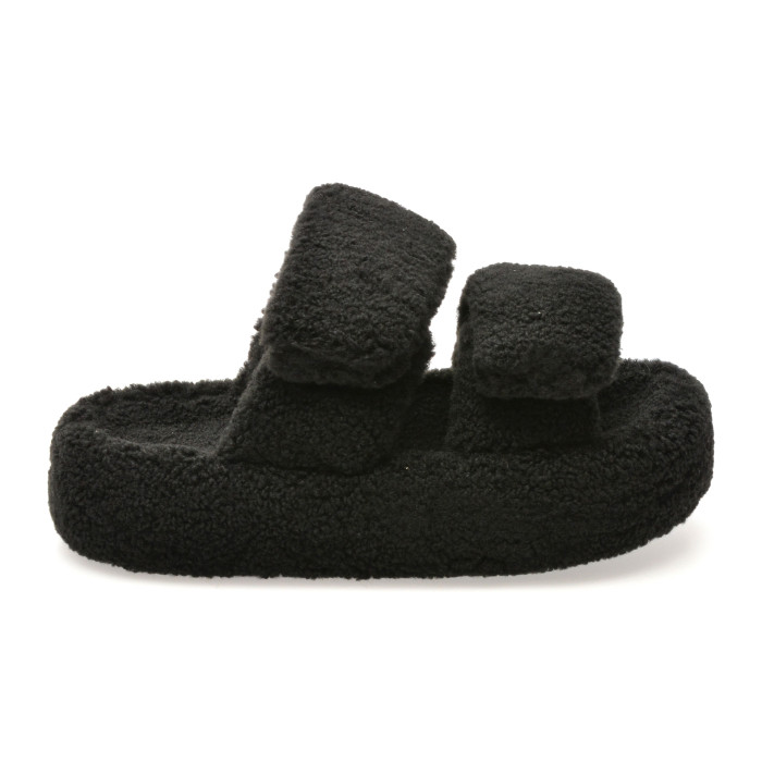 Papuci GRYXX negri, 8811, din material textil