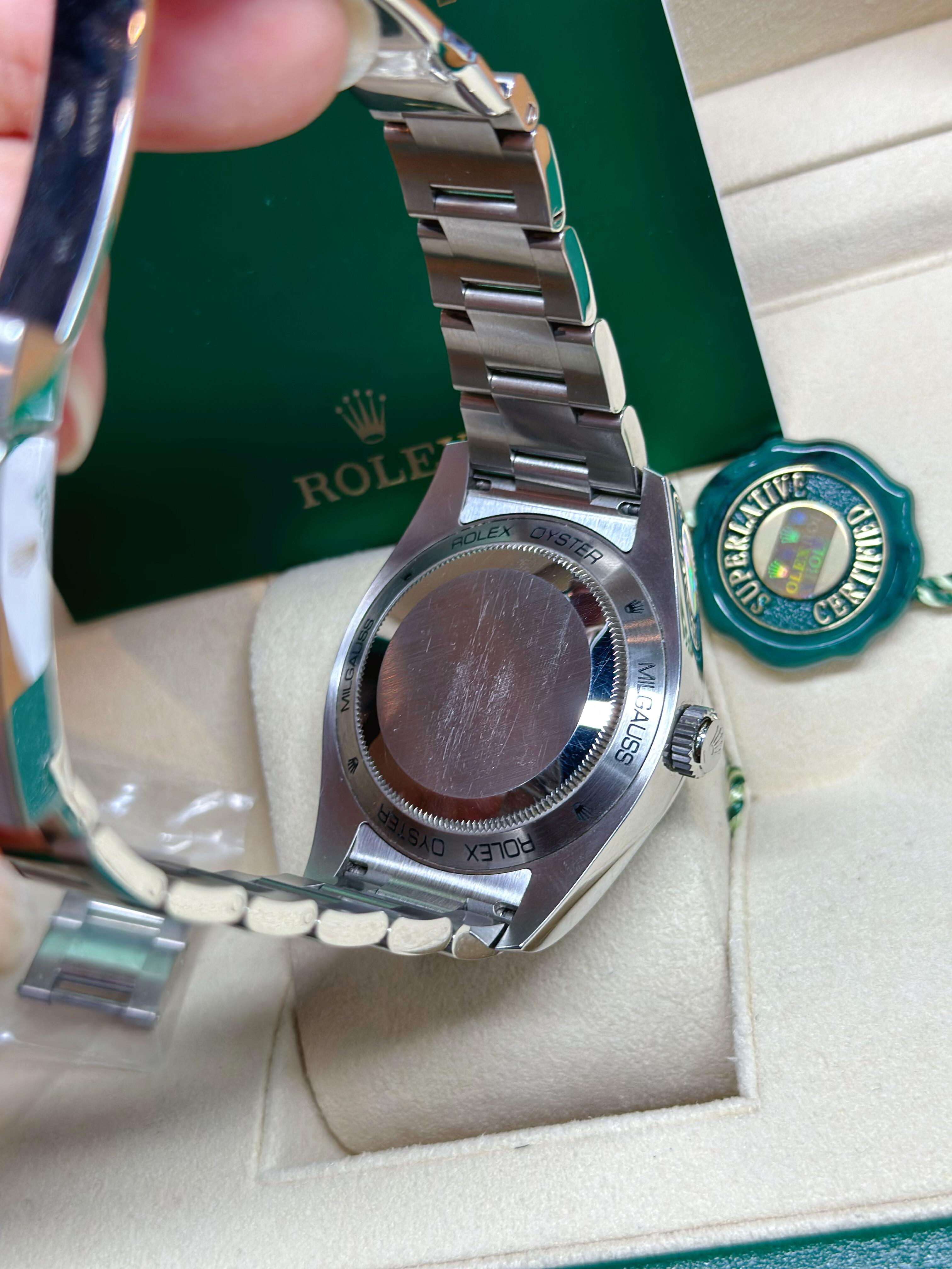 Rolex MILGAUSS Oyster, 40 mm, Oystersteel M116400GV