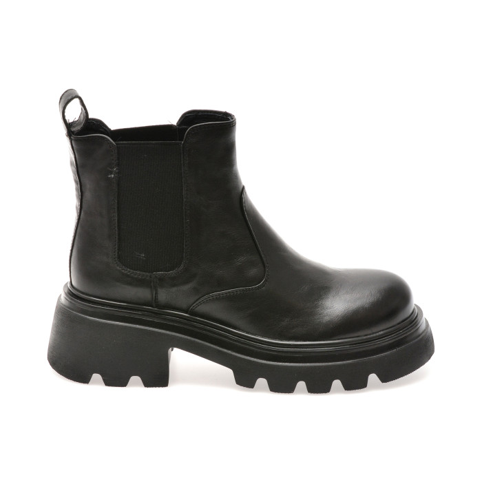 Ghete GRYXX negre, 38821, din piele naturala