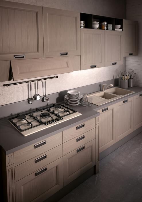 GLEM GAS - Lavello lneare LS286S 2 vasche-SABBIA