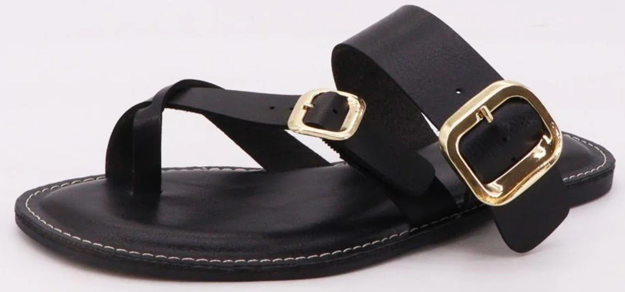 Buckle Flat Sandals
