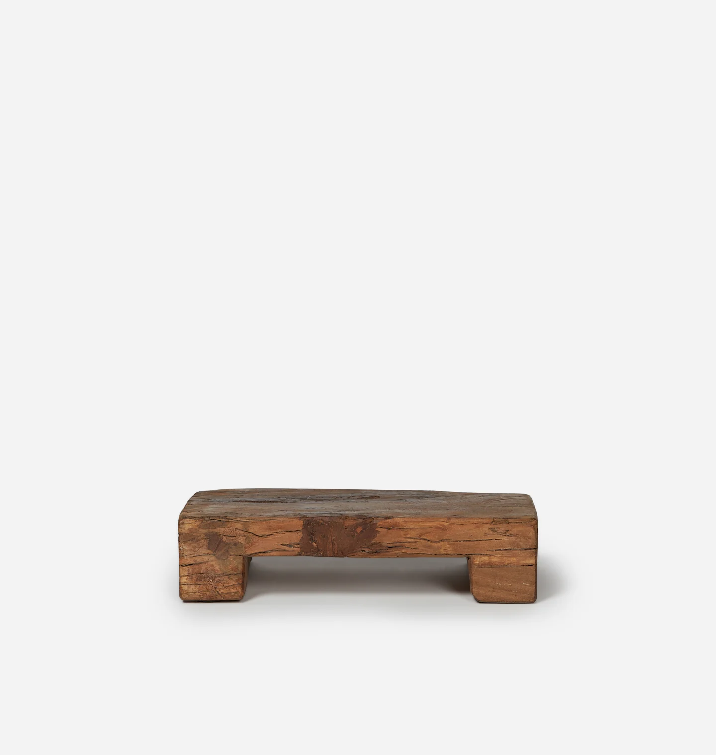 Found Natural Wood Pedestal