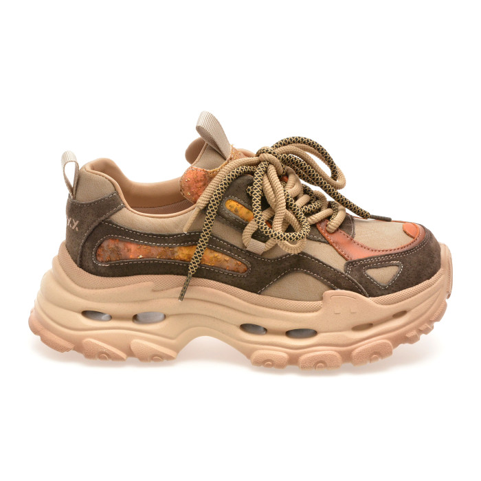 Pantofi sport GRYXX bej, 2923, din piele naturala