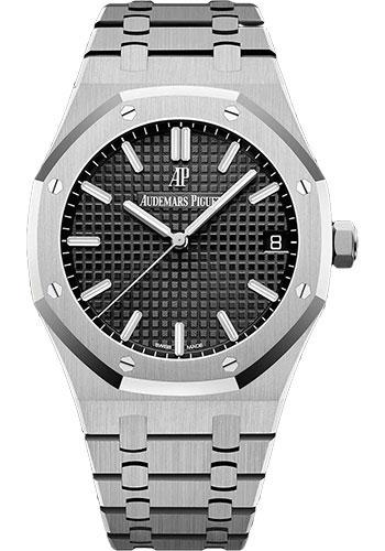 Audemars Piguet,Royal Oak Selfwinding Royal Oak Selfwinding Watch -  41mm - Stainless Steel - Black Dial - Calibre 4302 - 15500ST.OO.1220ST.03