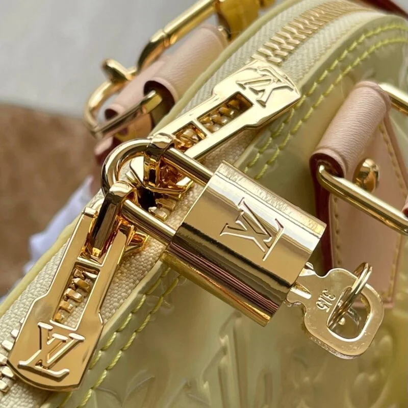 Louis Vuitton Luxury Monogram Casual Style Leather Yellow M24063