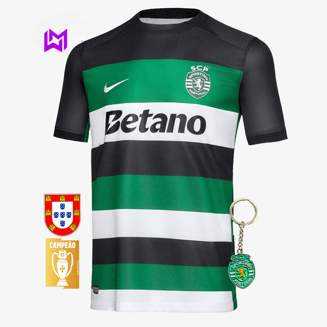 Camisola Sporting Principal 2024/25 - ��LTIMAS UNIDADES! ????