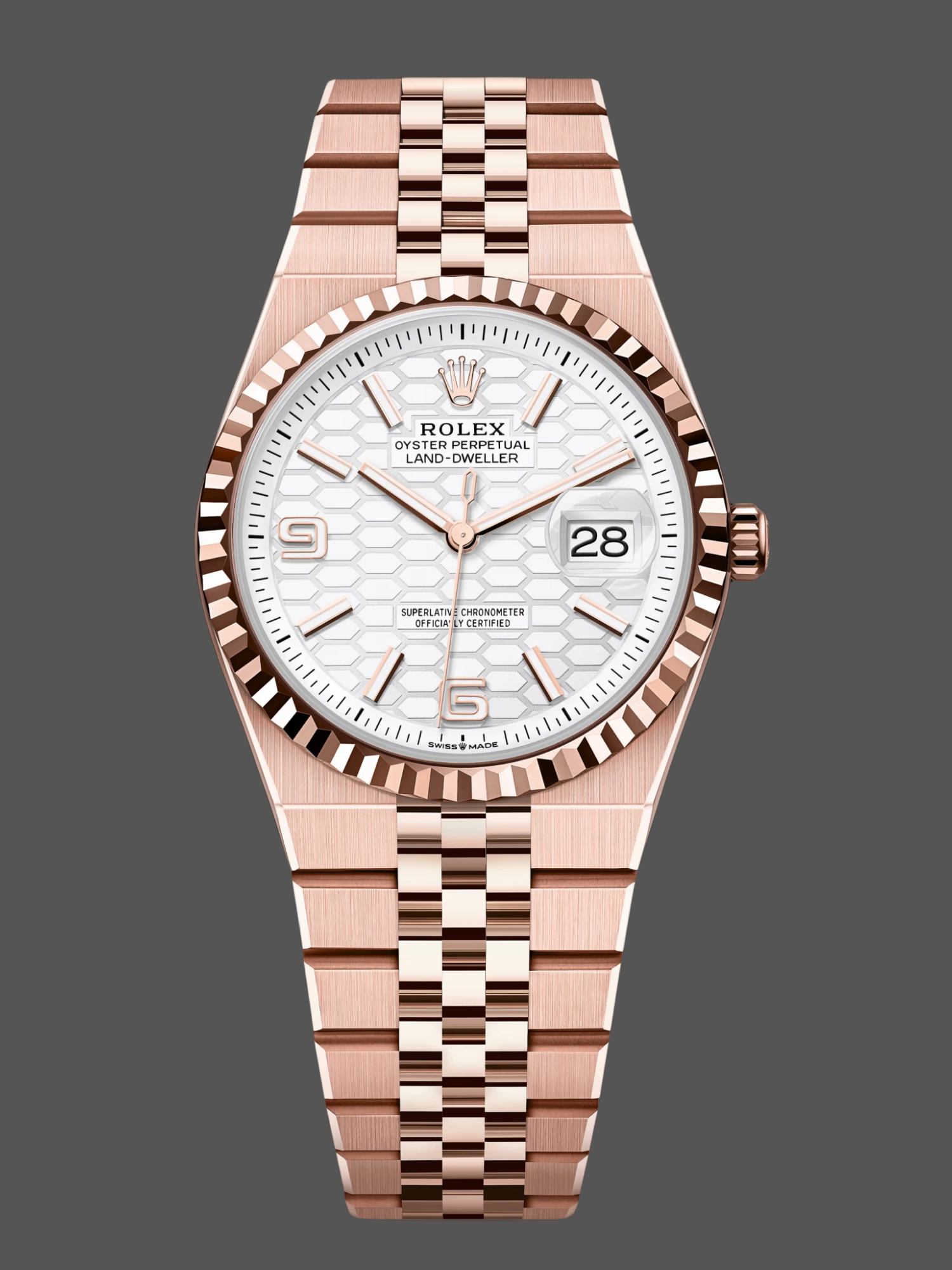 Rolex Land-Dweller 36 Oyster, 36 mm, Everose gold M127235-0001