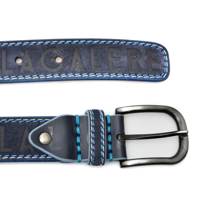 Curea LA GALERE bleumarin, 2971640, din piele intoarsa