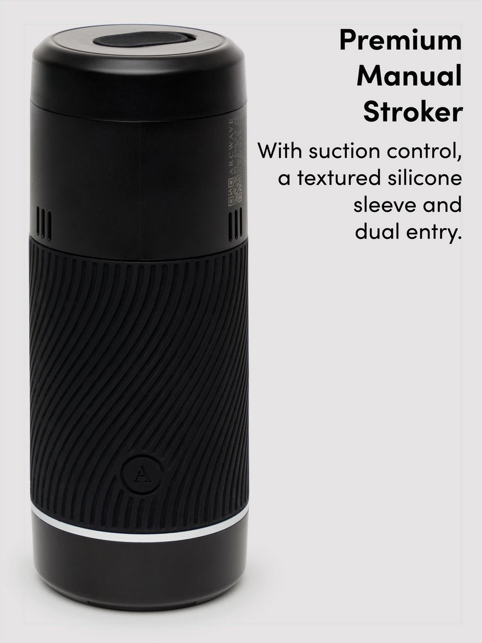 Arcwave Pow Silicone Dual-Entrance Suction Control Male Masturbator